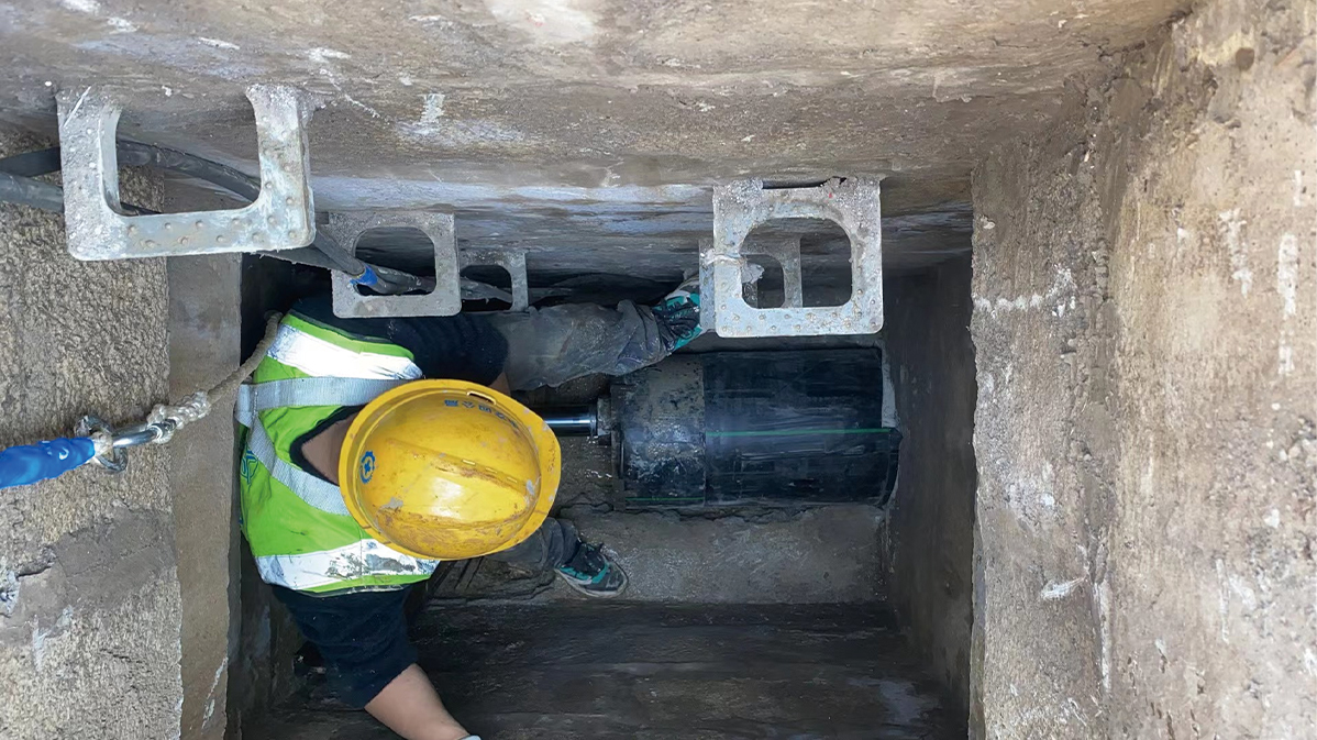 梁山HDPE短管内衬法